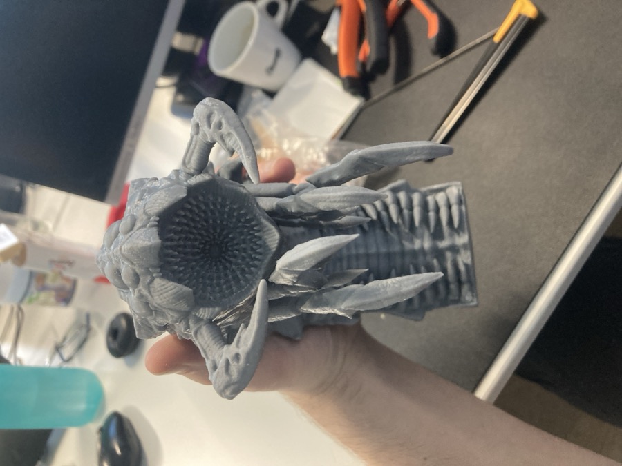 Prototype imprimé en résine